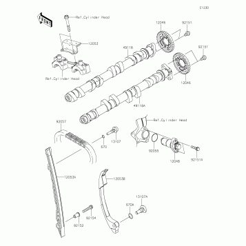 Camshaft(s)/Tensioner
