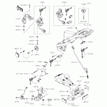 Ignition Switch/Locks/Reflectors