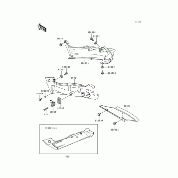Side Covers/Chain Cover(ZX600-E4)