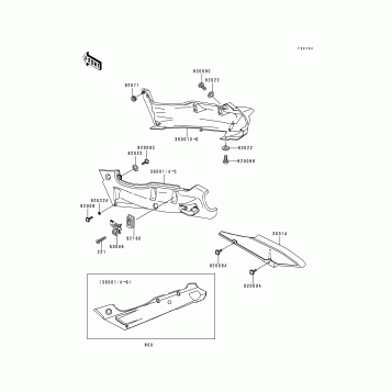 Side Covers/Chain Cover(ZX600-E5)