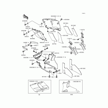 Cowling Lowers(ZX600-E4)