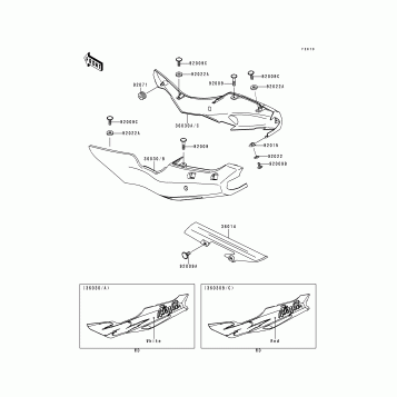 Side Covers/Chain Cover(ZX600-F1)