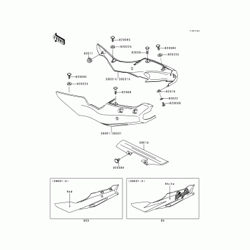 Side Covers/Chain Cover(ZX600-F2)