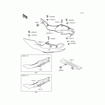 Side Covers/Chain Cover(ZX600-F3)