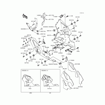 Cowling Lowers(ZX600-F2)