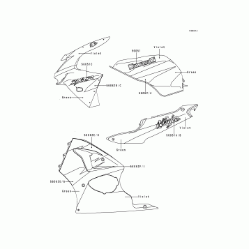Decals(Green/Violet)