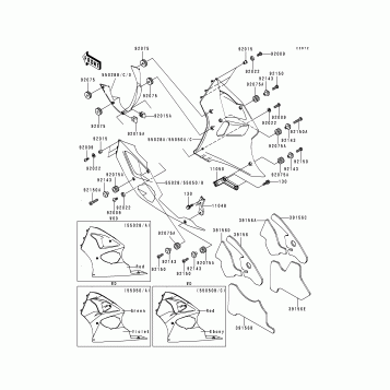Cowling Lowers(ZX600-G1)