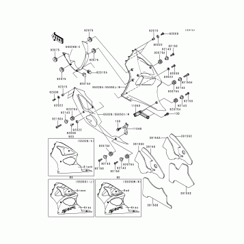 Cowling Lowers(ZX600-G2)