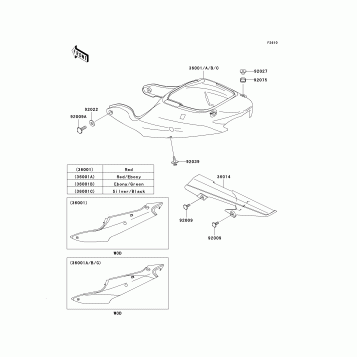 Side Covers/Chain Cover(ZX600-J1)