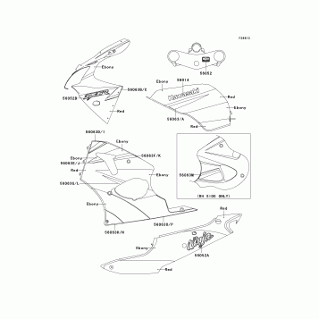 Decals(Red/Ebony)(CN)(ZX600-J1)