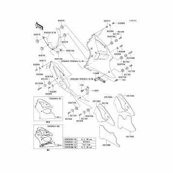 Cowling Lowers(ZX600-J2)