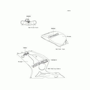 Decals(Orange)(ZX636-B2)