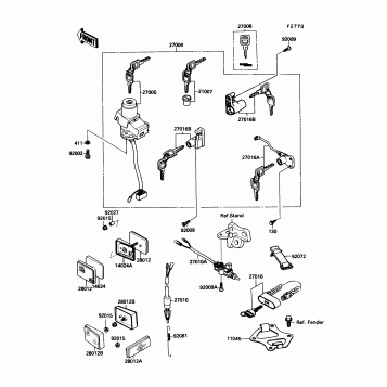 Ignition Switch/Locks/Reflectors