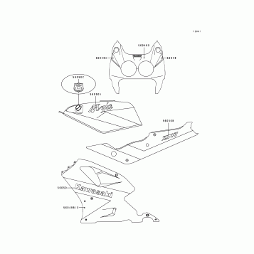 Decal(Green/White/Blue)