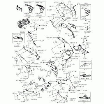 Cowling Lowers(JRFAN-JRFBL)