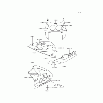 Decals(Ebony/Violet)(ZX750-L2)