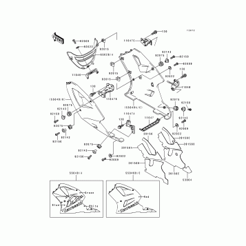 Cowling Lowers(ZX750-L1)