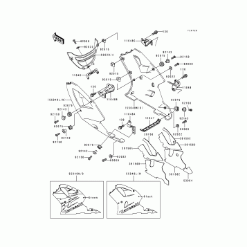 Cowling Lowers(ZX750-L3)