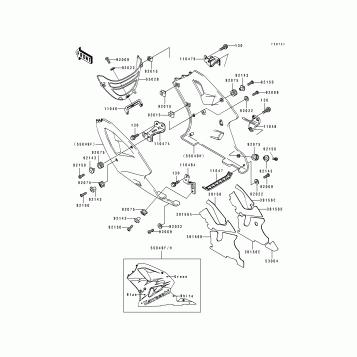 Cowling Lowers(ZX750-M2)
