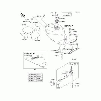 Fuel Tank(ZX750-P3/P4)