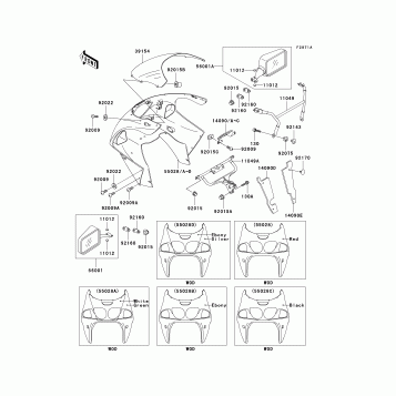 Cowling(ZX750-P2-P4)