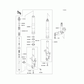 Optional Parts(ZX-7RR Front Fork)