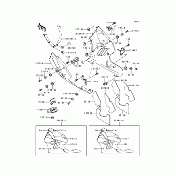 Cowling Lowers(ZX900-B1)