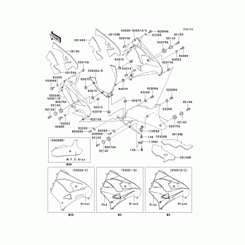 Cowling Lowers(ZX900-E2)
