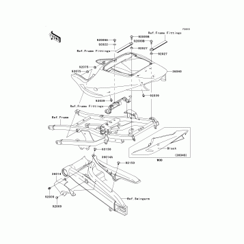 Side Covers/Chain Cover(ZX900-F1)