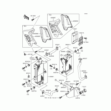 Radiator(KDX200-E4/E5)