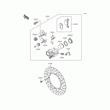 Front Caliper(KDX200-E4)