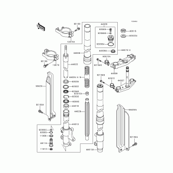 Front Fork(KDX200-E5/E6)