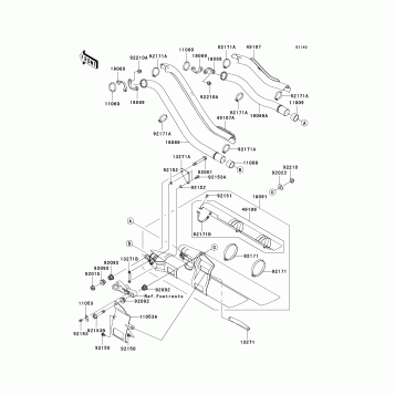 Muffler(s)(-JKBVNKA1 4A010963)