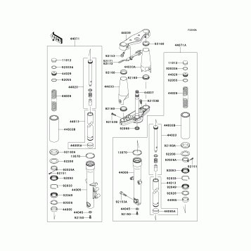 Front Fork(JKAVN2B1 7A015509-)