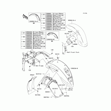 Fenders(JKAVN2D1 7A011497-)