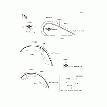 Decals(Blue/Gray)(DAF)