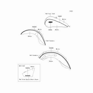 Decals(White/Ebony)(BDFA)