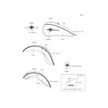 Decals(Gray/Black)(DFF)