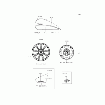 Decals(White/Ebony)(CDFA)