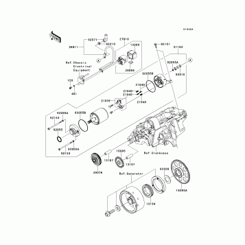 Starter Motor(ER650AE046805-)