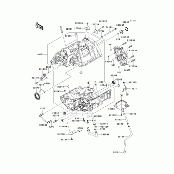 Crankcase(-ER650AE057323)