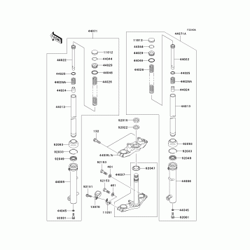Front Fork(A7F-A9FA)