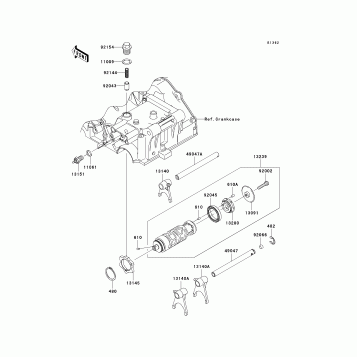 Gear Change Drum/Shift Fork(s)