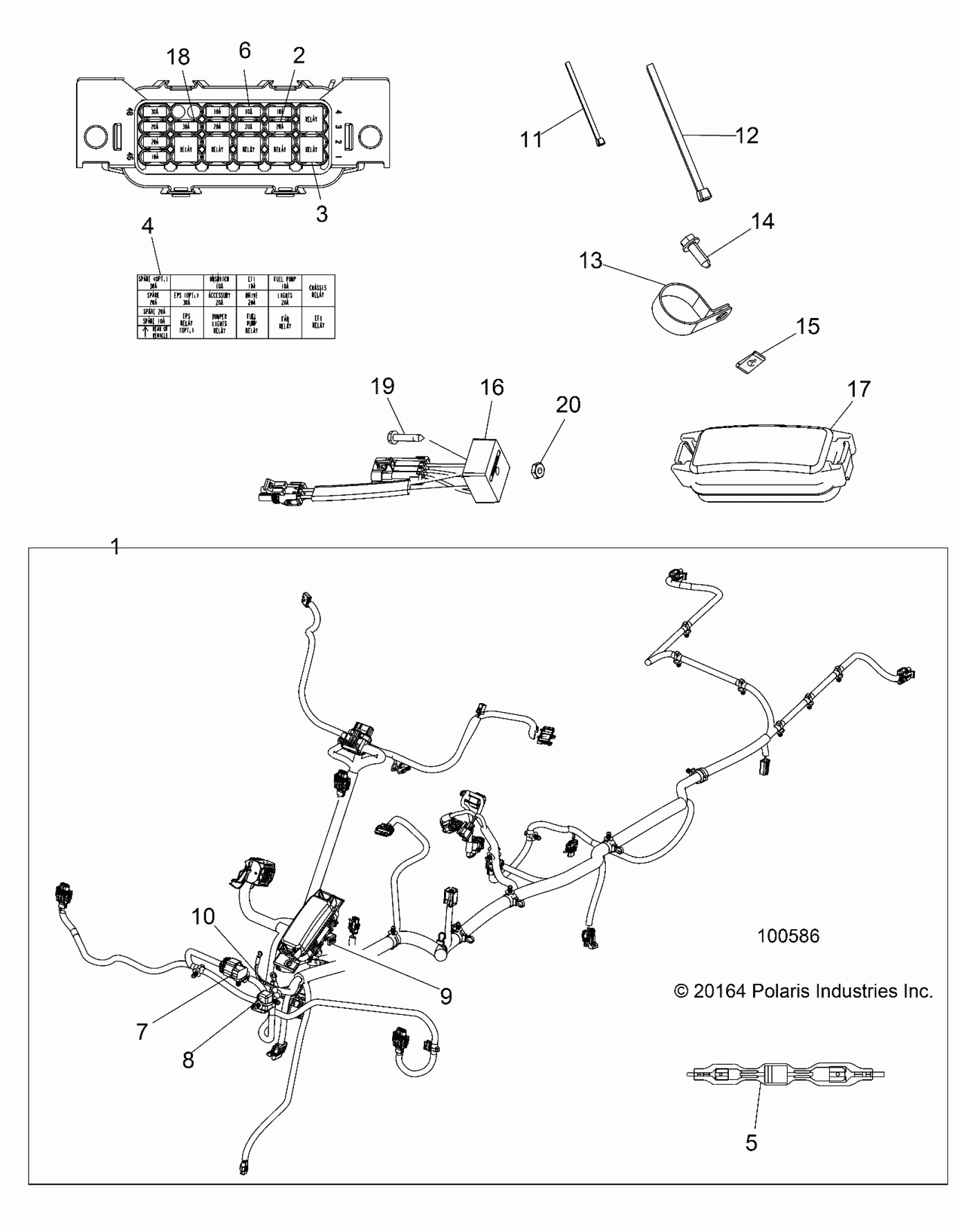 SPORTSMAN 570 EFI X2 EPS (R10) - A17SWE57A1 2017 ATV ATV Polaris ...