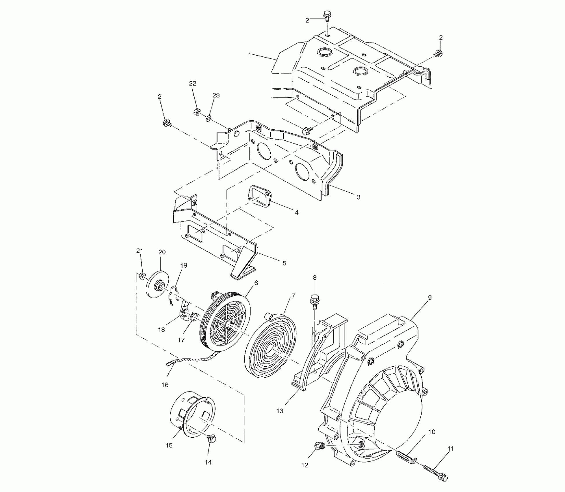 340 EDGE/EDGE CLASSIC - S03NB3AS/S03ND3AS 2003 SNO SNOW Polaris BLOWER ...