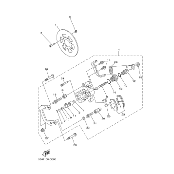 REAR BRAKE CALIPER 2