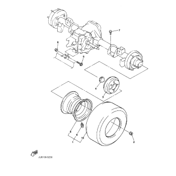REAR AXLE MOUNT WHEEL
