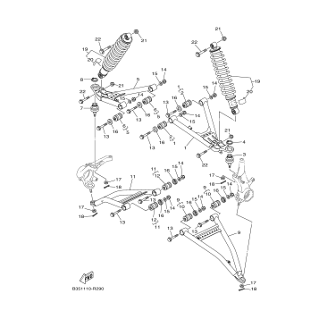 FRONT SUSPENSION WHEEL