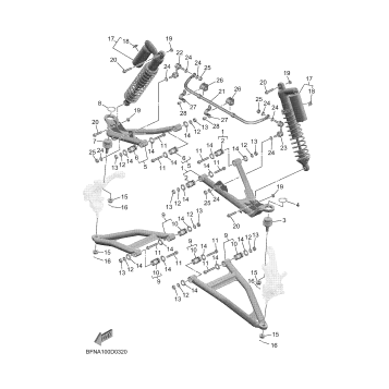 FRONT SUSPENSION & WHEEL