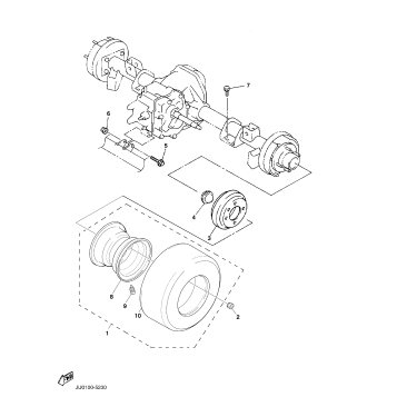 REAR AXLE MOUNT WHEEL